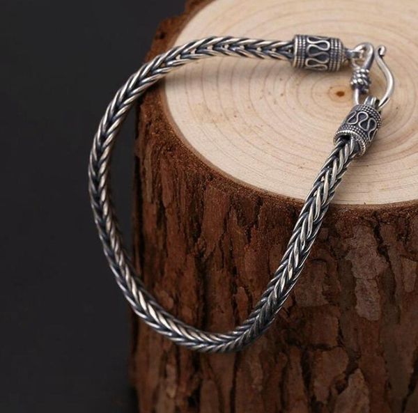 link, chain retro fashion metal braided twist bracelet men's hip hop rock party jewelry gift, Black
link, chain retro fashion metal braided twist bracelet men's hip hop rock party jewelry gift, Black