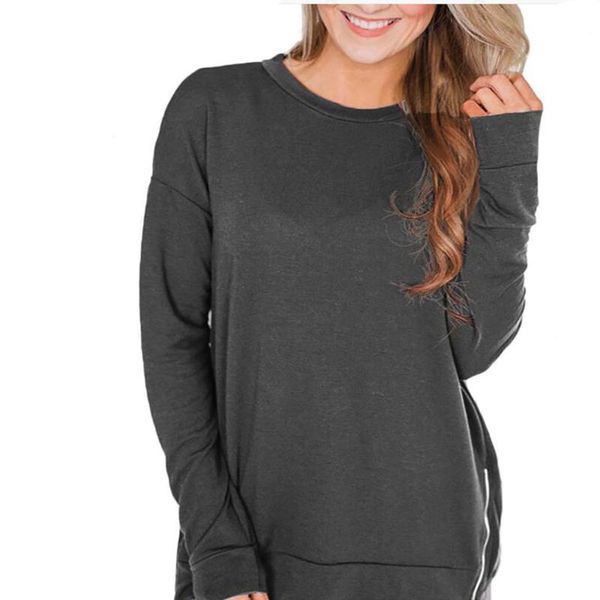 women's hoodies & sweatshirts soft side zippers casual loose pullover cotton blend long sleeve breathable solid crew neck women sweats, Black
women's hoodies & sweatshirts soft side zippers casual loose pullover cotton blend long sleeve breathable solid crew neck women sweats, Black
