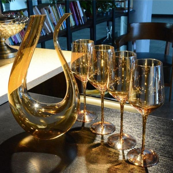 wine glasses plating gold glass crystal goblet large capacity red and decanter set s champagne
wine glasses plating gold glass crystal goblet large capacity red and decanter set s champagne