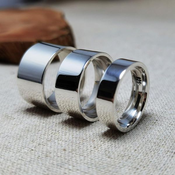 cluster rings real 925 sterling silver plain for women men high polished finish simple flat comfortable fits wedding band couple lovers, Golden;silver
cluster rings real 925 sterling silver plain for women men high polished finish simple flat comfortable fits wedding band couple lovers, Golden;silver