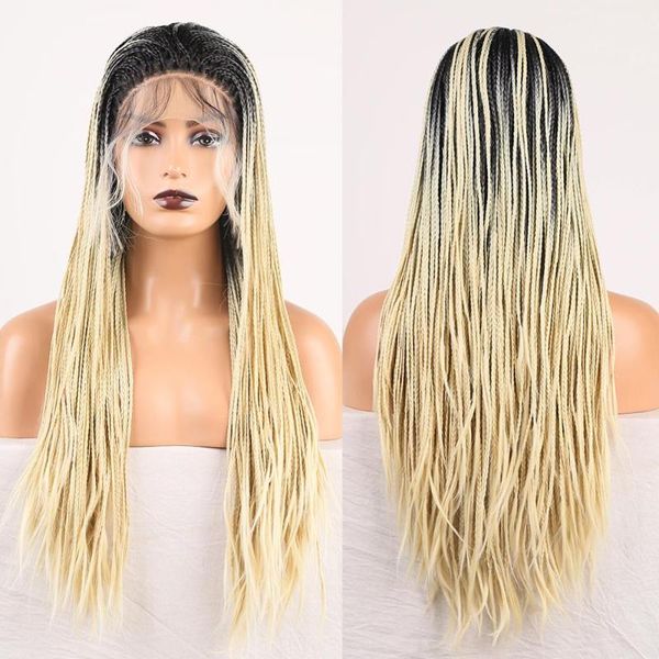 synthetic wigs rongduoyi long braided box braids wig high temperature lace front for women ombre blonde blonded, Black
synthetic wigs rongduoyi long braided box braids wig high temperature lace front for women ombre blonde blonded, Black