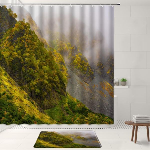 shower curtains autumn natural scenery curtain set with bathroom mat forest stream misty mountain forests yellow green leaves home decor
shower curtains autumn natural scenery curtain set with bathroom mat forest stream misty mountain forests yellow green leaves home decor