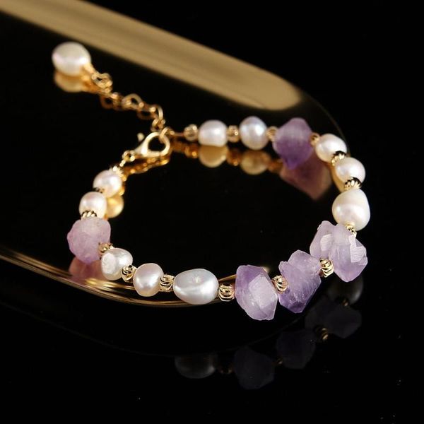 other bracelets seven girl freshwater pearl bracelet for women natural stone party white amethyst beads trendy jewelry, Golden;silver
other bracelets seven girl freshwater pearl bracelet for women natural stone party white amethyst beads trendy jewelry, Golden;silver