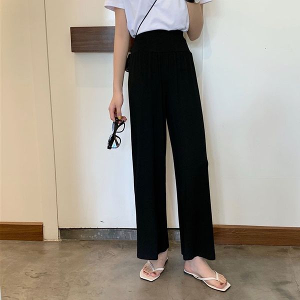 women's pants & capris high waist wide leg women summer new casual loose and thin female trousers t8uz, Black;white
women's pants & capris high waist wide leg women summer new casual loose and thin female trousers t8uz, Black;white