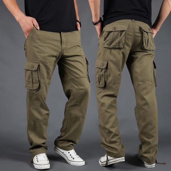 men's pants autumn multi-pocket casual men military tactical jogger cargo male cotton trousers outdoor hiking trekking sweatpant, Black
men's pants autumn multi-pocket casual men military tactical jogger cargo male cotton trousers outdoor hiking trekking sweatpant, Black
