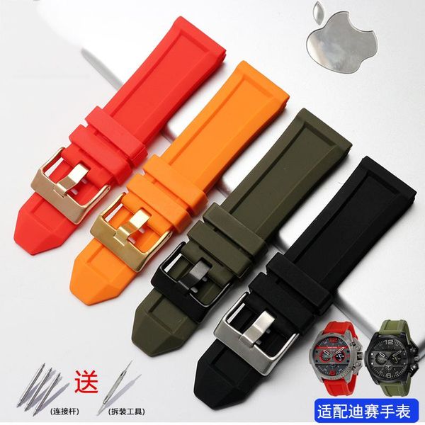 watch bands watchband quality silicone rubber band for ds dz7257 dz7334 dzmc0001 strap men 24 26mm black bracelet, Black;brown
watch bands watchband quality silicone rubber band for ds dz7257 dz7334 dzmc0001 strap men 24 26mm black bracelet, Black;brown