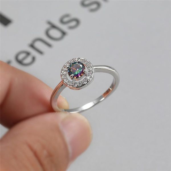 wedding rings 5mm round rainbow crystal zircon ring vintage fashion white gold multicolor stone for women jewelry bridal present, Slivery;golden
wedding rings 5mm round rainbow crystal zircon ring vintage fashion white gold multicolor stone for women jewelry bridal present, Slivery;golden