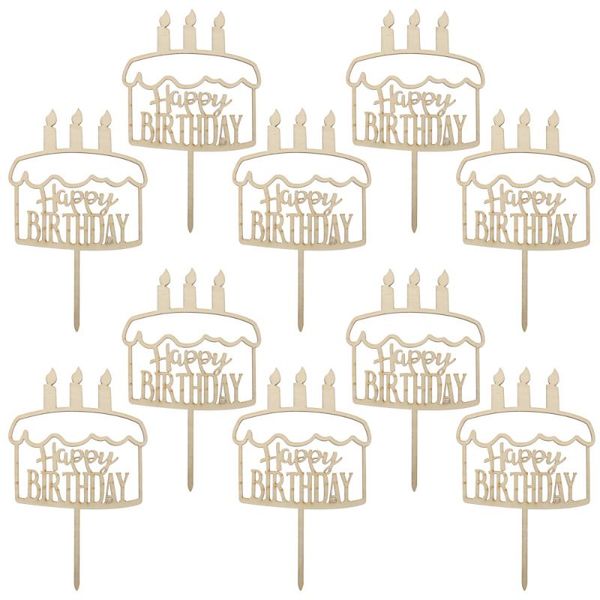 other festive & party supplies 10pcs birthday cake insert cards wooden ers cupcake dessert decor
other festive & party supplies 10pcs birthday cake insert cards wooden ers cupcake dessert decor