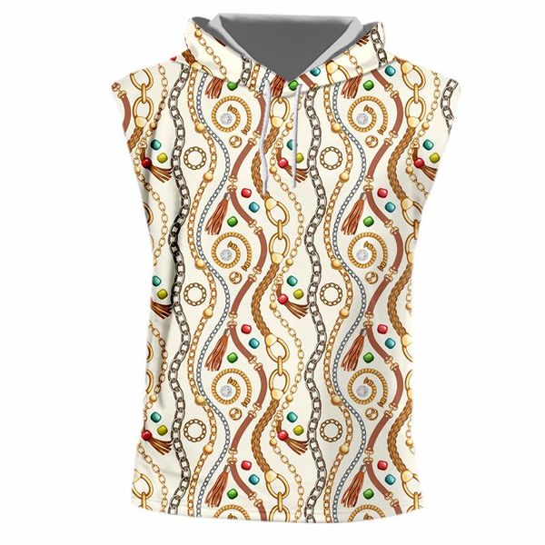men' tank eu size hooded 3d pattern golden/silver/pearl chains summer cool streetwear sleeveless vest plus drop, White;black
men' tank eu size hooded 3d pattern golden/silver/pearl chains summer cool streetwear sleeveless vest plus drop, White;black