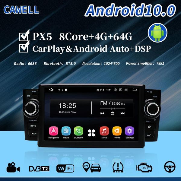 cawell android10 gps player car dvd px5 64g carplay dsp radio bluetooth tpms obd for grande punto linea navigation
cawell android10 gps player car dvd px5 64g carplay dsp radio bluetooth tpms obd for grande punto linea navigation