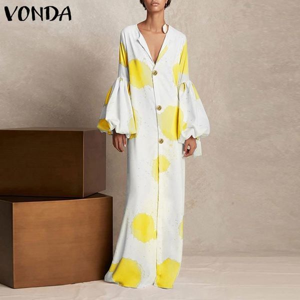 casual dresses 2021 party dress vonda spring summer beach holiday sundress vintage long lantern sleeve print maxi plus size vestido, Black;gray
casual dresses 2021 party dress vonda spring summer beach holiday sundress vintage long lantern sleeve print maxi plus size vestido, Black;gray