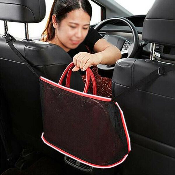 car organizer storage mesh net pocket handbag holder seat side bag