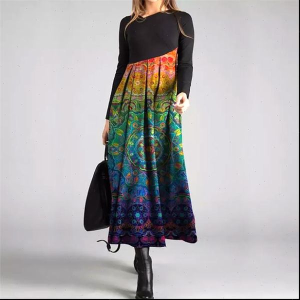 o neck winter womens dress long sleeve fashion casual chic printing work midi autumn, Black;gray
o neck winter womens dress long sleeve fashion casual chic printing work midi autumn, Black;gray