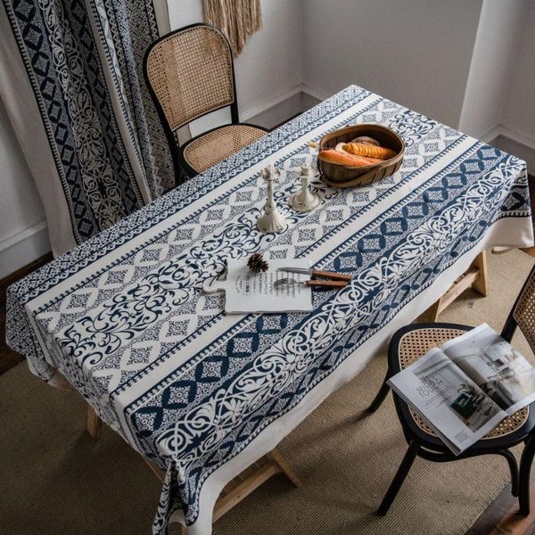table cloth large pastoral country ablecloth cotton linen printed blue white porcelain cover towel retro imitation finished gift decoration
table cloth large pastoral country ablecloth cotton linen printed blue white porcelain cover towel retro imitation finished gift decoration