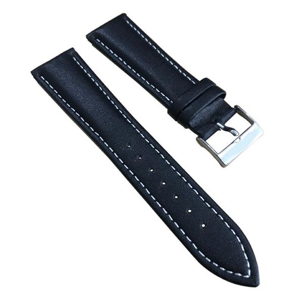 watch bands 22mm (buckle18mm) t039417 silver buckle + black genuine leather strap, Black;brown
watch bands 22mm (buckle18mm) t039417 silver buckle + black genuine leather strap, Black;brown