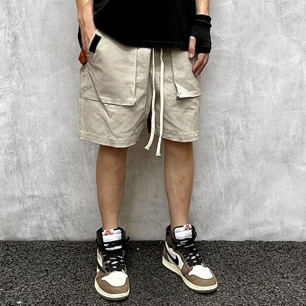 men's shorts harajuku color block pockets casual cargo mens high street overalls straight vibe summer five point pants loose short, White;black
men's shorts harajuku color block pockets casual cargo mens high street overalls straight vibe summer five point pants loose short, White;black
