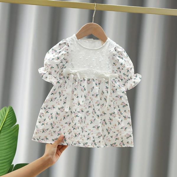 girl's dresses baby girls floral summer dress korean fashion toddler patchwork princess vestidos infant short sleeve little girl casual, Red;yellow
girl's dresses baby girls floral summer dress korean fashion toddler patchwork princess vestidos infant short sleeve little girl casual, Red;yellow