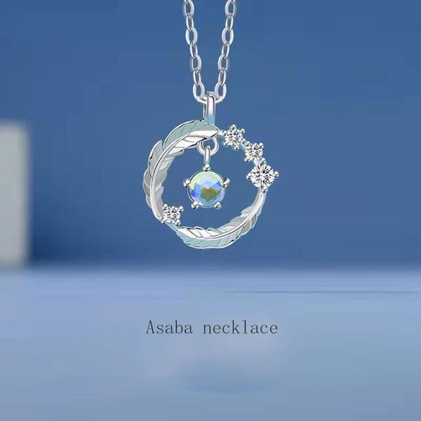 chains moonlight feather necklace female 2021 moonstone men and women jewelry holiday gift, Silver
chains moonlight feather necklace female 2021 moonstone men and women jewelry holiday gift, Silver