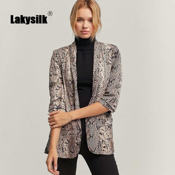 brand snake print blazers women notched formal long sleeve pocket suits office ladies fashion design outwear coats women's &, White;black
brand snake print blazers women notched formal long sleeve pocket suits office ladies fashion design outwear coats women's &, White;black