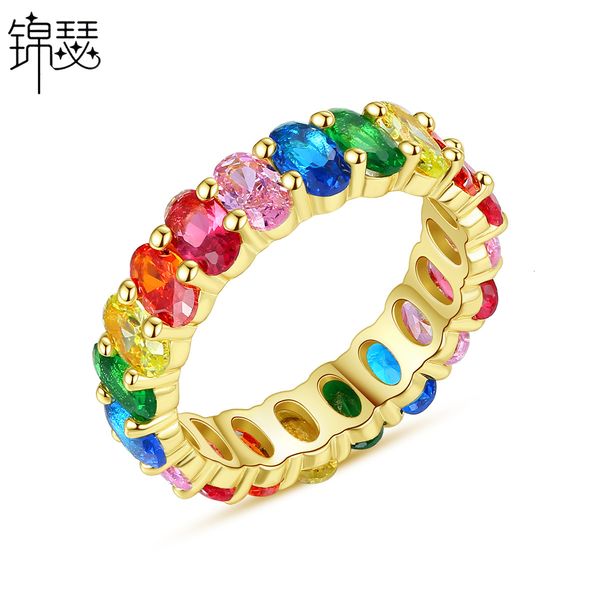 925 sterling silverboutique zirconium diamond ring colorful copper inlaid gift, Golden;silver
925 sterling silverboutique zirconium diamond ring colorful copper inlaid gift, Golden;silver