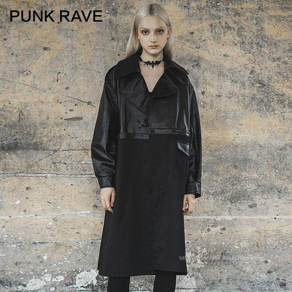 women's jackets punk rave girl's gothic turn-down collar handsome women detachable two-pieces faux leather loose long coat, Black;brown
women's jackets punk rave girl's gothic turn-down collar handsome women detachable two-pieces faux leather loose long coat, Black;brown