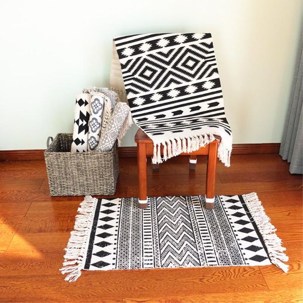 carpets rayuan persian style blending black and white geometric line mat fringed tapestry carpet doormat rug 60x90cm 60x130cm
carpets rayuan persian style blending black and white geometric line mat fringed tapestry carpet doormat rug 60x90cm 60x130cm