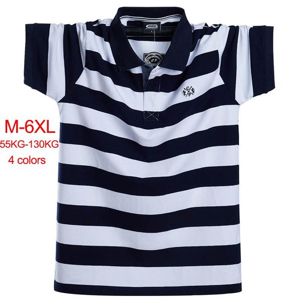 men's polos men shirt summer stripe cotton short sleeve business casual cool male lapel collar brand m-6xl, White;black
men's polos men shirt summer stripe cotton short sleeve business casual cool male lapel collar brand m-6xl, White;black