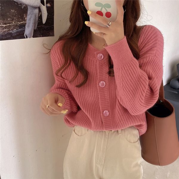 jxmyy women's knitted cardigan jacket new spring and autumn korean loose fashion lazy style sweater short casual 210412, White;black
jxmyy women's knitted cardigan jacket new spring and autumn korean loose fashion lazy style sweater short casual 210412, White;black