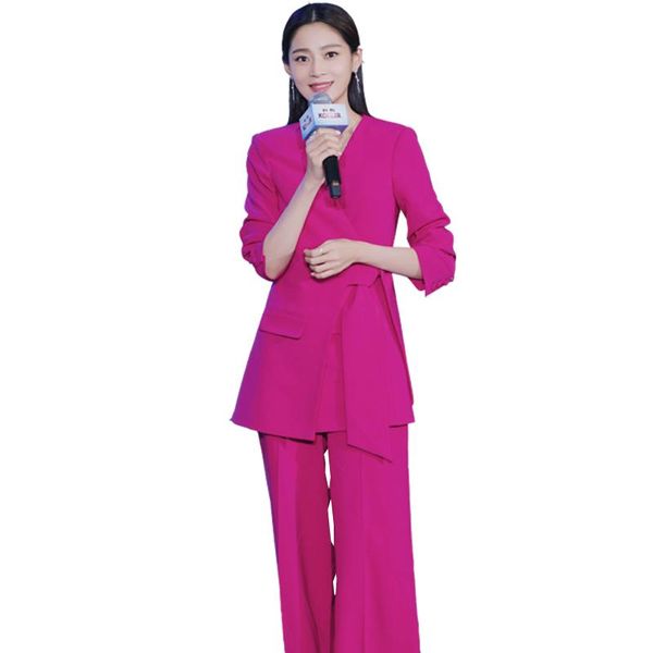 women's two piece pants suits female for women 2 set blazer +trousers office lady casual sets, White
women's two piece pants suits female for women 2 set blazer +trousers office lady casual sets, White
