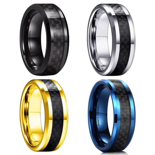 8mm 4 color stainless steel ring inlay carbon fiber wedding for men's fashion party jewelry gifts (size 6-13) rings, Slivery;golden
8mm 4 color stainless steel ring inlay carbon fiber wedding for men's fashion party jewelry gifts (size 6-13) rings, Slivery;golden