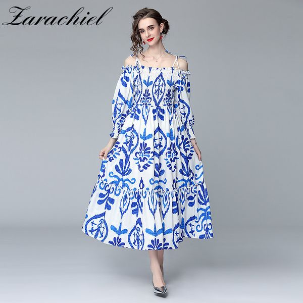 fashion holiday blue and white porcelain printed summer women bow tie strapghetti strap elastic midi dress 210416, Black;gray
fashion holiday blue and white porcelain printed summer women bow tie strapghetti strap elastic midi dress 210416, Black;gray
