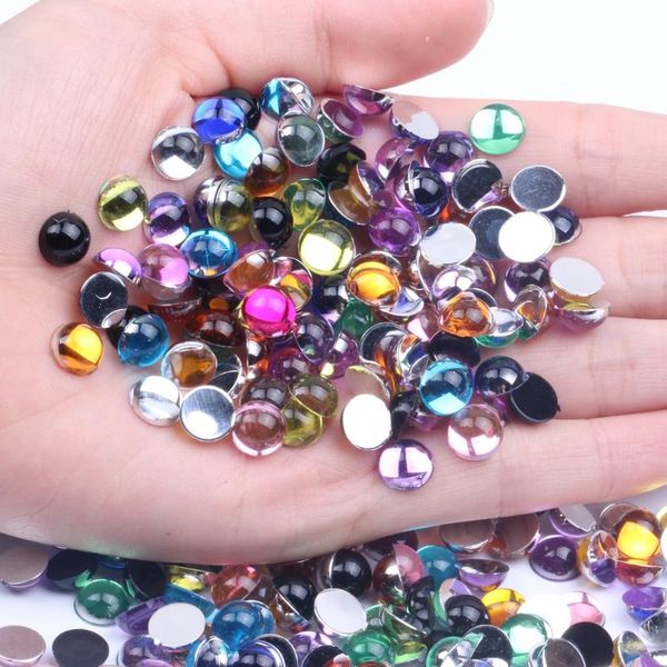 nail art decorations half round beads facets many colors 8mm 500/2000pcs flatback glue on acrylic rhinestones diy craft backpack garment acc, Silver;gold
nail art decorations half round beads facets many colors 8mm 500/2000pcs flatback glue on acrylic rhinestones diy craft backpack garment acc, Silver;gold