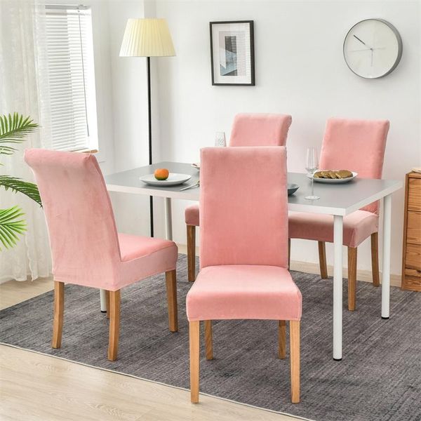 chair covers 1pcs good velvet pink cover stretch elastic dining room slipcover spandex case for chairs housse de chaise
chair covers 1pcs good velvet pink cover stretch elastic dining room slipcover spandex case for chairs housse de chaise