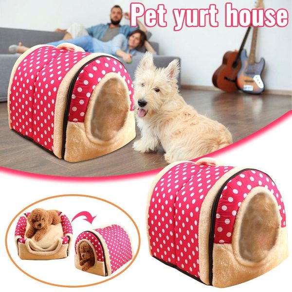 in 1 dog pet house dot printed bed for cats small animals cama perro winter warm soft ped kennel chien legowisko kennels & pens
in 1 dog pet house dot printed bed for cats small animals cama perro winter warm soft ped kennel chien legowisko kennels & pens