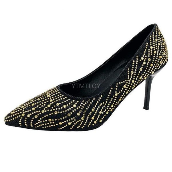 dress shoes women pointed toe pumps shallow mouth rhinestone colorful diamond thin high heels boat wedding office, Black
dress shoes women pointed toe pumps shallow mouth rhinestone colorful diamond thin high heels boat wedding office, Black