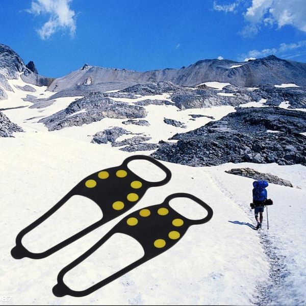 ankle support black rubber with thermoplasticity and elasticity durable ice snow anti skid shoe spikes crampons hiking fishing, Blue;black
ankle support black rubber with thermoplasticity and elasticity durable ice snow anti skid shoe spikes crampons hiking fishing, Blue;black