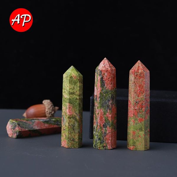 5-8cm natural stone quartz column unakite crystal point polished crafts gem wand obelisk home decoration decorative objects & figurines
5-8cm natural stone quartz column unakite crystal point polished crafts gem wand obelisk home decoration decorative objects & figurines