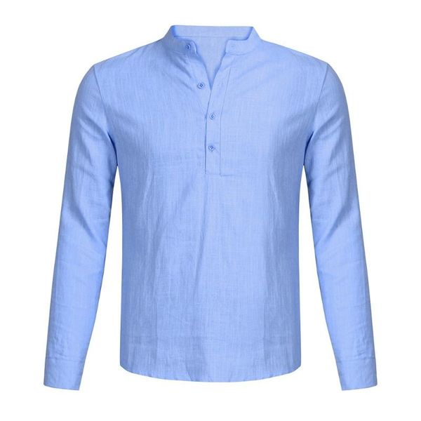 men's shirt linen business solid color half open long sleeve shirts 1pc camisas para hombre camisa masculina casual, White;black
men's shirt linen business solid color half open long sleeve shirts 1pc camisas para hombre camisa masculina casual, White;black