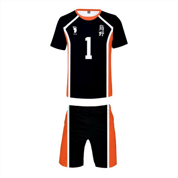 haikyuu cosplay costume karasuno high mens tracksuits school volleyball club hinata shyouyou sportswear jerseys uniform two piece set t shir, Gray
haikyuu cosplay costume karasuno high mens tracksuits school volleyball club hinata shyouyou sportswear jerseys uniform two piece set t shir, Gray