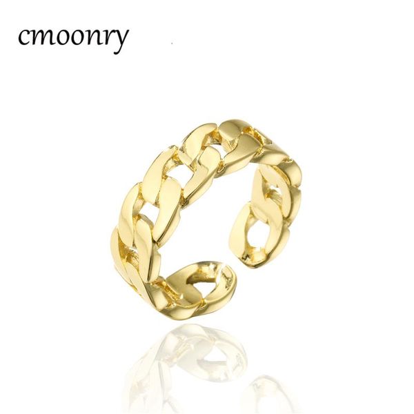 cluster rings cmoonry vintage boho style gold color cuban chain shape open ring fashion women party jewelry accessories wholesale copper, Golden;silver
cluster rings cmoonry vintage boho style gold color cuban chain shape open ring fashion women party jewelry accessories wholesale copper, Golden;silver
