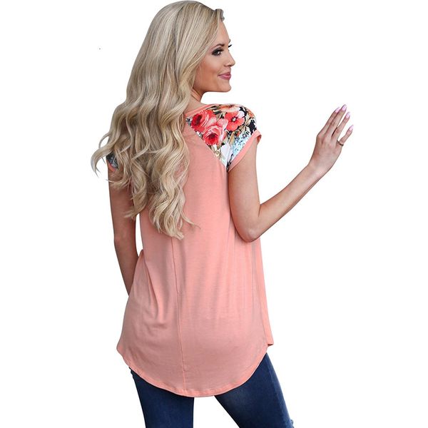 short sleeve print patchwork women t-shirts new casual loose summer tees large size o-neck female t-shirt pullovers, White
short sleeve print patchwork women t-shirts new casual loose summer tees large size o-neck female t-shirt pullovers, White