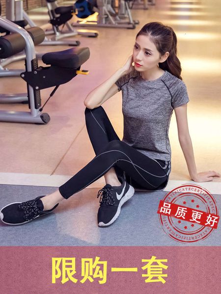women's tracksuits vipyoga clothing autumn winter sports suit gym professional high end fashion running fitness quick dry net red longm, Gray
women's tracksuits vipyoga clothing autumn winter sports suit gym professional high end fashion running fitness quick dry net red longm, Gray