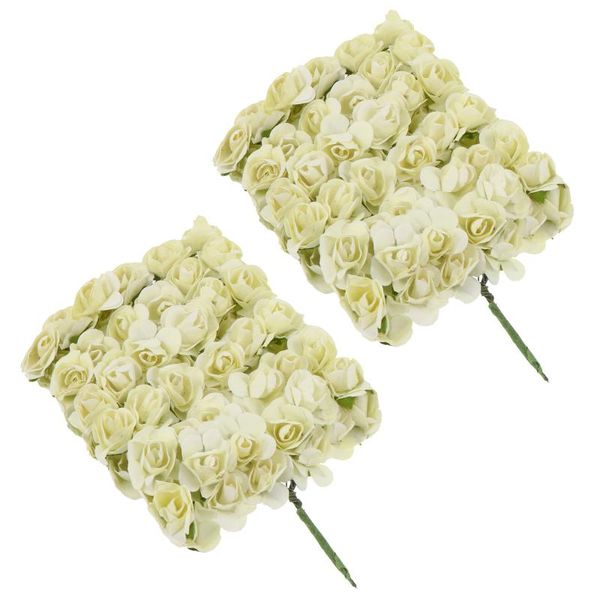 decorative flowers & wreaths 144 pcs simulation flower paper rose decor artificial
decorative flowers & wreaths 144 pcs simulation flower paper rose decor artificial