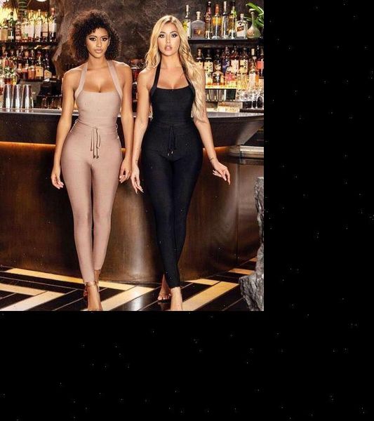 women jumpsuit black turtleneck neck rayon bandage bodycon celebrity party jumpsuits vestidos drop, Black;white
women jumpsuit black turtleneck neck rayon bandage bodycon celebrity party jumpsuits vestidos drop, Black;white
