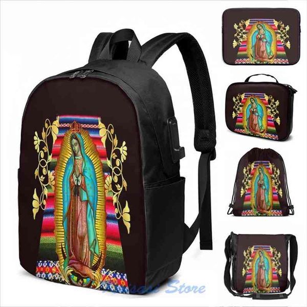 our lady of guadalupe virgin mary zarape 08 usb charge backpack men school bags women bag travel laptop
our lady of guadalupe virgin mary zarape 08 usb charge backpack men school bags women bag travel laptop