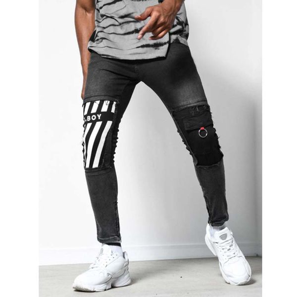 Autumn Pockets Patchwork Mens Fashion Jeans Skinny Striped Harem Pencil Pants Vintage Male Denim Trousers Casual Hip Hop Pants, 2005 black
Autumn Pockets Patchwork Mens Fashion Jeans Skinny Striped Harem Pencil Pants Vintage Male Denim Trousers Casual Hip Hop Pants, 2005 black