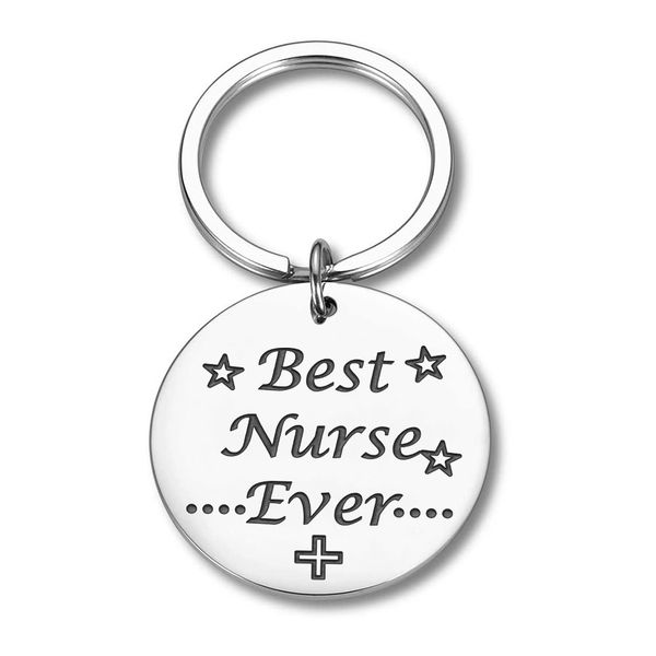 10Pieces/Lot Nurse Graduation Keyring Gift Nurse Keychain for Men Women Kids Mom -Best Nurse Ever-Nurse Graduation Gifts Nurses Week Pendan
10Pieces/Lot Nurse Graduation Keyring Gift Nurse Keychain for Men Women Kids Mom -Best Nurse Ever-Nurse Graduation Gifts Nurses Week Pendan
