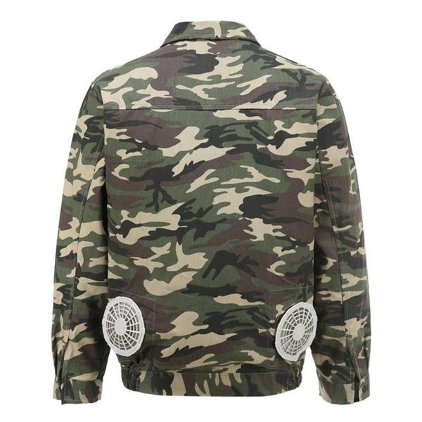 men's jackets 2021 outdoor jacket overalls summer cooling air-conditioning clothing with fan workers charging refrigeration, Black;brown
men's jackets 2021 outdoor jacket overalls summer cooling air-conditioning clothing with fan workers charging refrigeration, Black;brown
