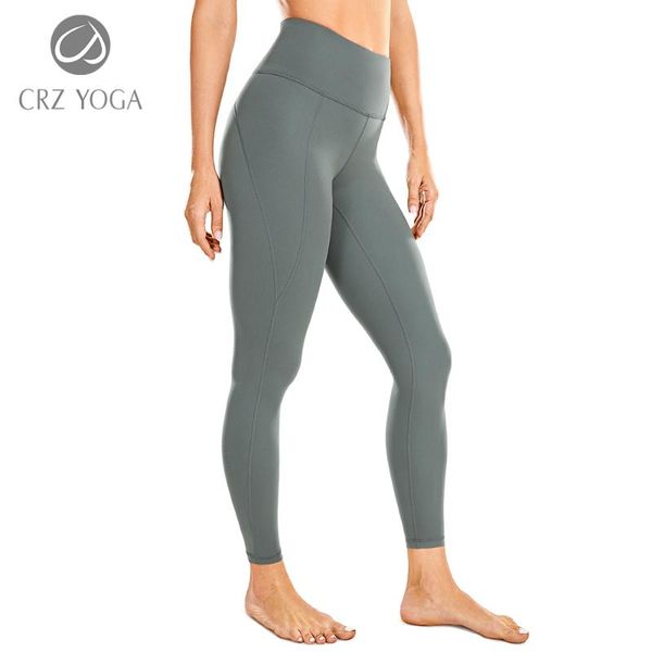 yoga outfit crz women's brushed soft pants high waisted workout tights with inner pocket - naked feeling -25 inches
yoga outfit crz women's brushed soft pants high waisted workout tights with inner pocket - naked feeling -25 inches