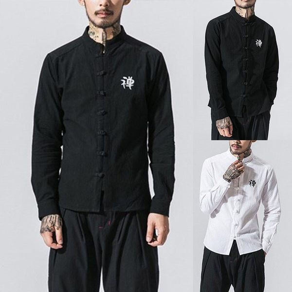 ethnic clothing chinese shirt 2021 fall style cotton and linen stand collar long-sleeved men's embroidered disc button casual, Red
ethnic clothing chinese shirt 2021 fall style cotton and linen stand collar long-sleeved men's embroidered disc button casual, Red